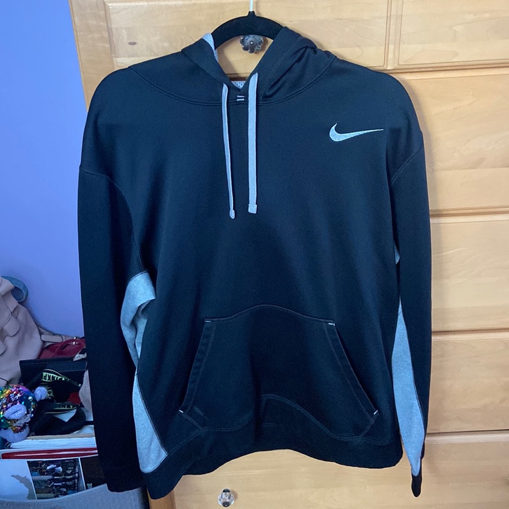 Nike sweatshirt/hoodie black & gray